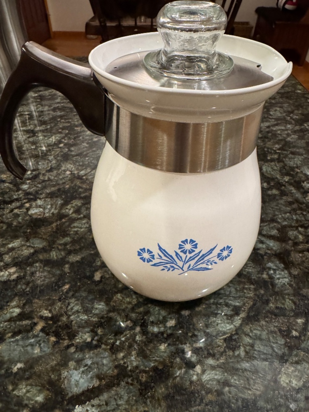 Corning Ware P-166 Blue Cornflower Percolator Pot Complete - Picture 12 of 13